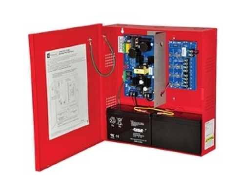 ALTRONIX  AL400ULPD4R      Power Supply Charger, 4 Fused Outputs, 12/24VDC @ 4A, 115VAC, Red BC300 Enclosure