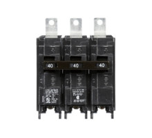SIEMENS  US2:B340      Molded Case Circuit Breaker, Common Trip, Thermal Magnetic, Low Voltage, Panelboard Mount, 3 Pole, 240 Volt AC, 40A, 10 kA Interrupting Rating