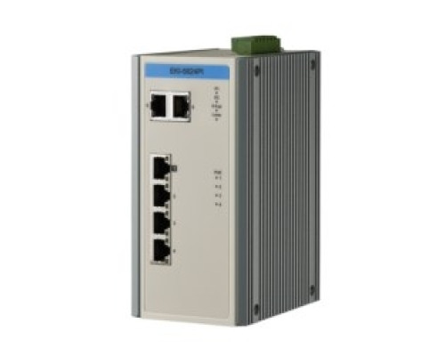ADVANTECH  EKI-5624PI-AE      Industrial Ethernet Switch, 4x10/100Mb POE Ports, 2 Gigabit Ports