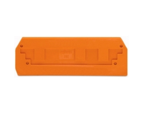 WAGO CORPORATION  282-339      END AND INTERMEDIATE PLATE 2.5 MM / 0.098 IN THICK ORANGE