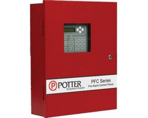 POTTER ELECTRIC 3992334 PFC-6006-R       Conventional Fire Panel, 120 Volt AC, 1 Amp, 6 Zone, 2 x 16 LCD With System LEDs Display