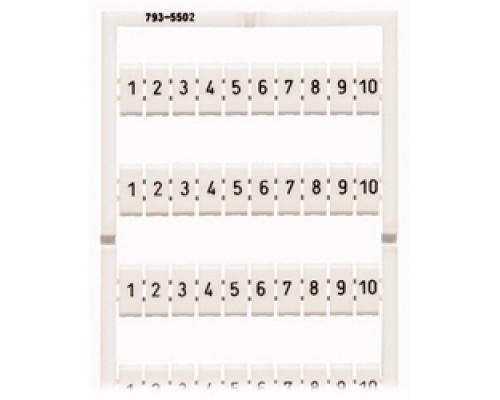 WAGO CORPORATION  793-5502      MULTI MARKING SYSTEM HORIZONTAL 1-10