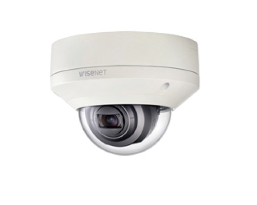 HANWHA VISION  XNV-6080               Outdoor vandal dome 2MP 60FPS 2.812.0mm motorized varifocal lens, H.265/H.264