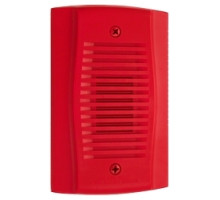 SYSTEM SENSOR  MHR               Mini-Horn, 12/24 Volt, Indoor, Wall mount, Red