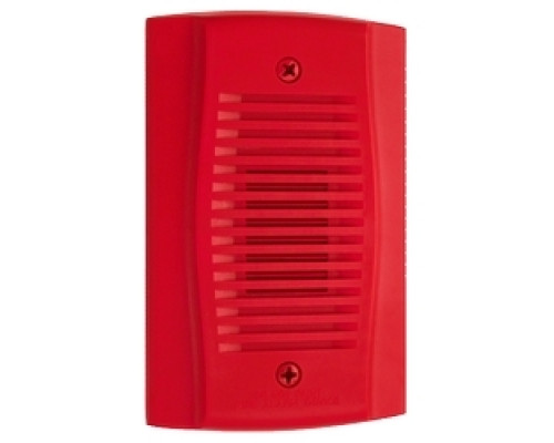 SYSTEM SENSOR  MHR               Mini-Horn, 12/24 Volt, Indoor, Wall mount, Red