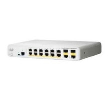 CISCO  WS-C2960C-12PC-L      Ethernet Switch, 12 FE PoE, 2 X Dual Purpose Uplink, LAN Base, 124 Watt, 10.6