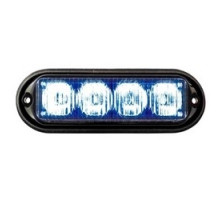 SECO-LARM USA INC  SL-1311-MA/B               Strobe Light, High Intensity, Modular, 19-Programmable Flash Pattern, 4-LED, Rectangular Housing, 10 to 30 Volt DC, 1 Watt, 4-1/2
