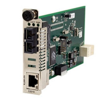 LANTRONIX C2210-1040   ION Fast Ethernet Media and Rate Converter Module 10/100Base-TX RJ-45 [100 m/328 ft.] to 100Base-X SFP Slot empty
