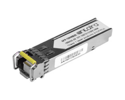 ANTAIRA TECHNOLOGIES LLC  SFP-100WB20-T-H      HP Compatible 155Mpbs SFP Transceiver WDM-B, Single-mode 20KM / LC / TX:1550nm RX:1310nm, -40C-85C