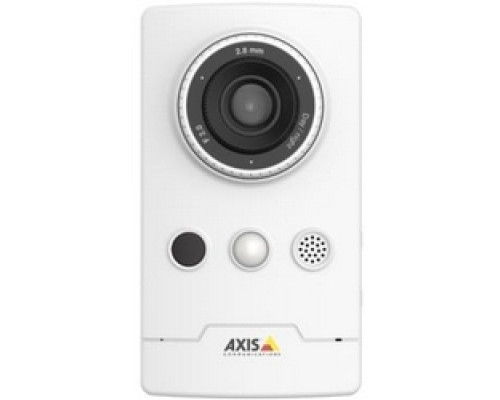 AXIS COMMUNICATIONS  0810-004  M1065-LW      Small, Full-featured Wireless Indoor Cube Camera, Day/Night, 2.8 mm Fixed Lens with 110º HFOV, Automatic IR Cut Filter, IR Illumination Up to 10 Meters/33 ft.