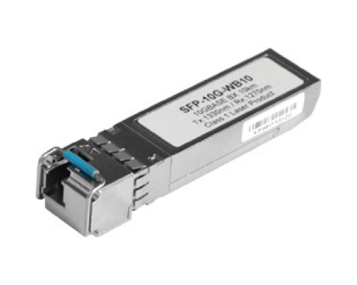 ANTAIRA TECHNOLOGIES LLC SFP-10G-WB10   10G Fiber SFP+ Transceiver WDM-B, Single-mode 10Km / LC / TX:1330nm RX:1270nm, 0 to 70C  Cisco Compatible