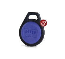 HID GLOBAL CORPORATION 3250PNNAN   iCLASS SE Key, 2k Bits 256 Bytes w/ 2 App Areas, Prog w/ SIO, Front: Black w/ Blue Insert Seq Match Encoded/Print