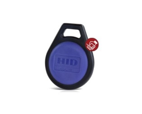 HID GLOBAL CORPORATION 3250PNNRN   iCLASS SE Key, 2k Bits 256 Bytes w/ 2 App Areas, Prog w/ SIO, Front: Black w/ Blue Insert R&om Encoded/Non-Match Seq Print