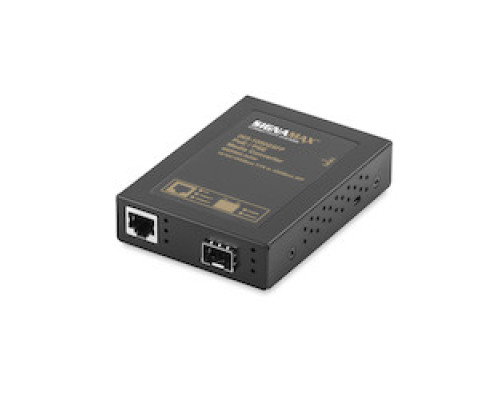 SIGNAMAX  FO-065-1050GSFP      10/100/1000 to 1000 SFP PoE+ Media Converter