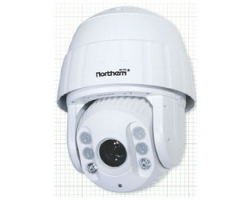NORTHERN VIDEO  TVIPTZ30XIR      Outdoor IR Camera, HD-TVI, PTZ Dome, 1080p Full HD Resolution, 30X Optical Zoom, 2MP CMOS Sensor, 24 Volt AC, 30 Watt, 395’ IR Range, 8.66