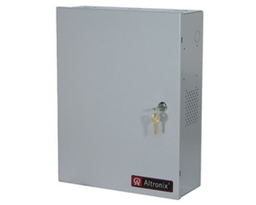 ALTRONIX  AL1024ULM      Access Power Distribution Module w/ Power Supply/Charger, 5 PTC Class 2 Outputs, 24VDC @ 10A, FAI, 115VAC, BC400 Enclosure