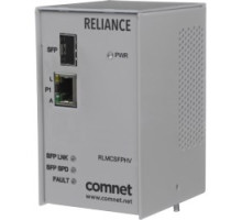 COMNET COMMUNICATION NETWORKS  RLMCSFP48DC      Electrical Substation-Rated 10/100/1000 Mbps Media Converter, redundant 48 VDC inputs, SFP Optical Port