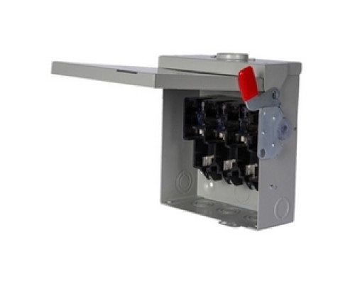 SIEMENS  US2:GNF324      Safety Switch, Non-Fusible, General Duty, 240 Volt AC, 250 Volt DC, 200A, 60 HP at 3 Phase, 3 Wire, 3 Pole, NEMA 1, For Indoor