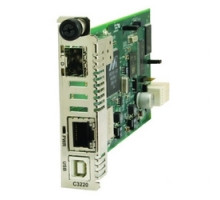 LANTRONIX C3221-1040   ION Gigabit Ethernet Remotely Managed NID Module, 10/100/1000Base-T RJ-45 [100 m]to 2 100/1000Base-X SFP Slots