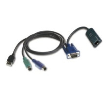 VERTIV DSAVIQ-PS2M   Avocent Virtual Media Server Interface Module - RJ-45 Female, HD-15 Male, Type A Male USB, mini-DIN PS/2 Male