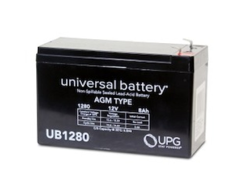 UNIVERSAL BATTERY D5743   D5743 12V 8AH SLA BATTERY UB1280