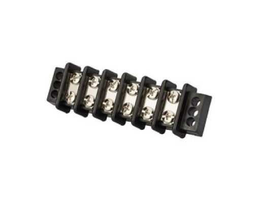 NSI INDUSTRIES  TB3096-6      6 Circuit Double Row Terminal Block Heavy Duty, #8 Screws