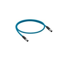 LUMBERG AUTOMATION  900004141  0985 YM57530 100/10M      ETHERNETIP TEAL TPE STP CORD M12 STR M-M12 STR M D-CODE HI FLEX,2P/24AWG 10M