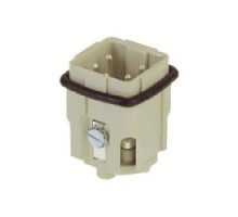 HARTING  09200042611  9200042611      Han A Male Insert-Screw: Han A 04 Position M Insert Screw