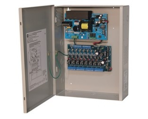 ALTRONIX  AL1012ACM220      Access Power Controller w/ Power Supply/Charger, 8 Fused Relay Outputs, 12VDC @ 10A, FAI, 220VAC, BC400 Enclosure