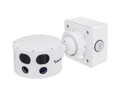VIVOTEK  MS8391-EV      Multiple Sensor Network Camera, 1/2.8 Inch Progressive Scan CMOS, 12 MP, Fixed Focal Lens