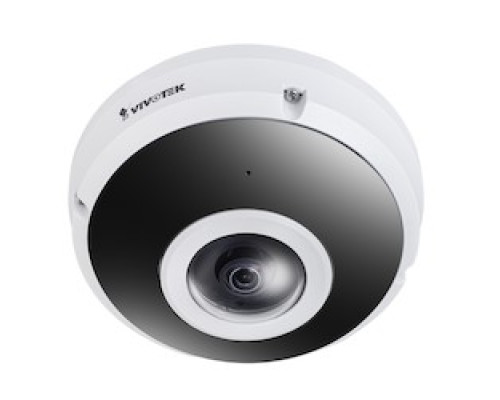 VIVOTEK  FE9382-EHV-V2      6MP 20M IR H.265 Outdoor WDR Pro Vandal Proof 360 Panoramic Dome Camera, Embedded: Trend Micro IoT Security For Surveillance Cameras, 1.245mm Fisheye Lens For 180 Panoramic View And 360 Surround Views, 120db WDR Pro