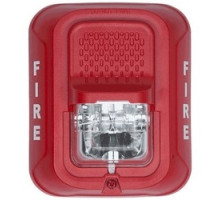 SYSTEM SENSOR  SRL               Fire Protection Strobe, 2-Wire, Wall Mount, 8 to 17.5/16 to 33 Volt, 18 to 12 AWG, 5.6