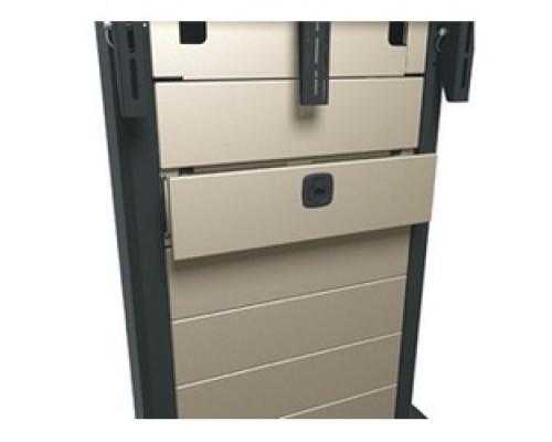 MIDDLE ATLANTIC PRODUCTS  VTC-DWR-5.5      VTC Series Storage Drawer, 20.5 Inch Width x 7.5 Inch Depth x 5.5 Inch Height, Steel, Natural Nickel Powder Coat