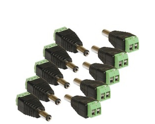 LIBERTY SECURITY L12DCCON10PKM        12VDC MALE SCREW TERMINAL  CONNECTOR - 10 PACK