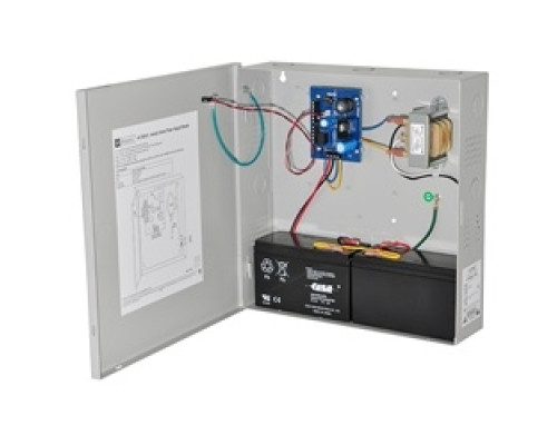 ALTRONIX  AL125UL      Access Control Power Supply Charger, 2 PTC Class 2 Outputs, 12/24VDC @ 1A, 115VAC, BC100 Enclosure