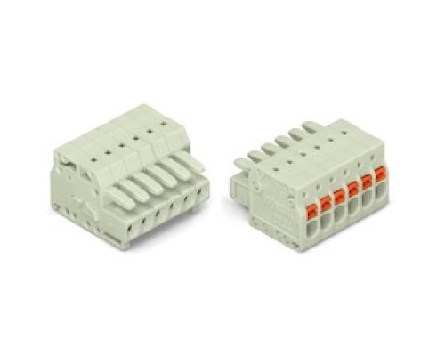 WAGO CORPORATION  2734-108      FEMALE CONN 8 POLE INTEGRATED PUSH BUTTONS PIN SPACING 3.5MM