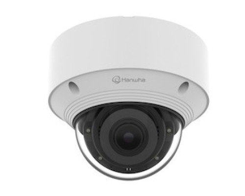 HANWHA VISION QNV-C8083R        Wisenet Q Network Outdoor Vandal Dome Camera, 5MP @ 30fps, Motorized Vari-focal Lens 3.2-10.2mm H: 95-29 / V: 69-21