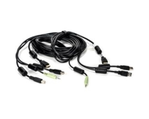 VERTIV  CBL0113      Vertiv Avocent USB Keyboard and Mouse, HDMI and Audio Cable, 10 ft.