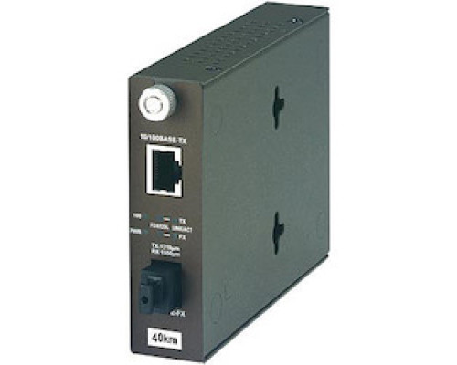 TRENDNET TFC-110S40D3   10/100Base-TX to WDM TX-1310 Single-mode Fiber Converter 40KM