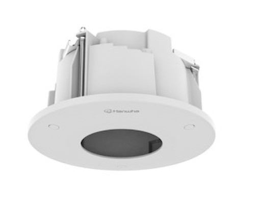 HANWHA VISION  SHD-1408FPW               Plenum Rated Flush Mount, White Color