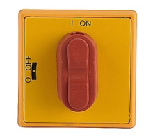 ABB  OHYS1AH1      Red and yellow selector snap on selector handle with O/I and OFF/ON markings and protection according to NEMA 1 and IP54