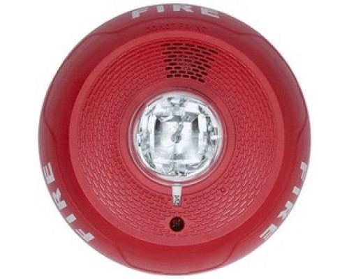 SYSTEM SENSOR  PC2RL               Fire Protection Horn Strobe, 2-Wire, Ceiling Mount, 8 to 17.5/16 to 33 Volt, 18 to 12 AWG, 6.8