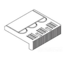 ABB  KT1LTC-3      Low profile 3-pole terminal cover for fixed T1 breakers