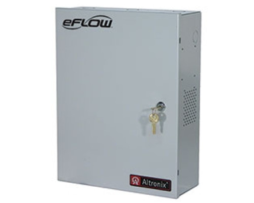 ALTRONIX  EFLOW4NX      Power Supply Charger, Single Output, 12/24VDC @ 4A, Aux Output, FAI, LinQ2 Ready, 115VAC, BC400 Enclosure