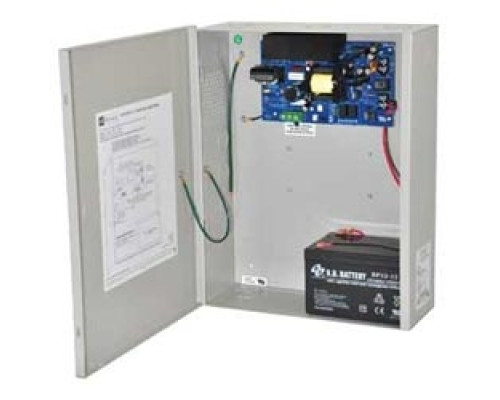 ALTRONIX  AL1012ULX      Power Supply Charger, Single Fused Output, 12VDC @ 10A, 115VAC, BC400 Enclosure