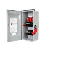 SIEMENS  US2:HF362NR      Safety Switch, Heavy Duty, Fused, 600 Volt AC, 60A, 5/10 HP at 1 Phase, 15 HP at 3 Phase, 3 Pole, 3 Fuse, 4 Wire, NEMA 3R, 304 Stainless Steel, For Outdoor