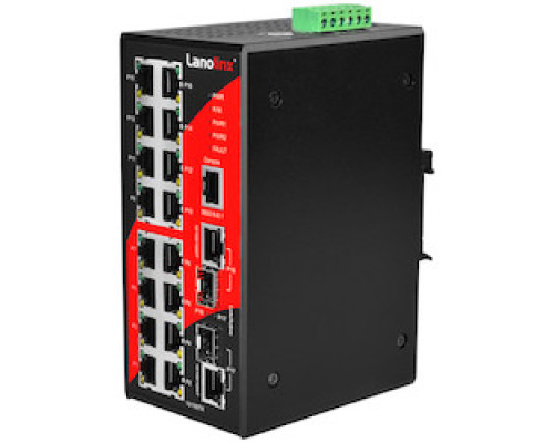 ANTAIRA TECHNOLOGIES LLC  LNX-1802GN-T      18-Port Industrial Managed Ethernet Switch, w/16 10/100Tx + 2 GigE Combo Ports; EOT: -40-80C