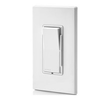 LEVITON  DSL06-1LZ      Universal Decora Dimmable LED. CFL And Incandescent Rocker-slide Dimmer. 600W-120VAC Incandescent. 300W-120VAC Dimmable LED And CFL. 60hz. Single Pole And 3-way - White. Ivory And Light Almond