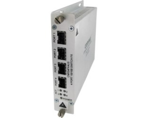 COMNET COMMUNICATION NETWORKS  CNFE4TX4US      Unmanaged Switch, 4 Port, 100Mbps, 4 Copper, SFP Sold Separately