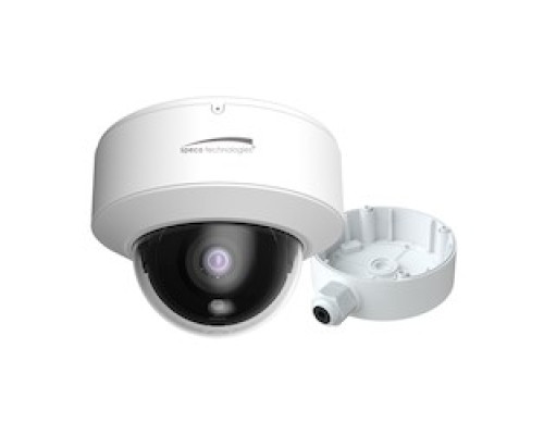 SPECO TECHNOLOGIES  O5D2      5MP Advanced Analytic IP Dome Camera with IR, 2.8mm fixed lens, Junction Box, White, NDAA Compliant